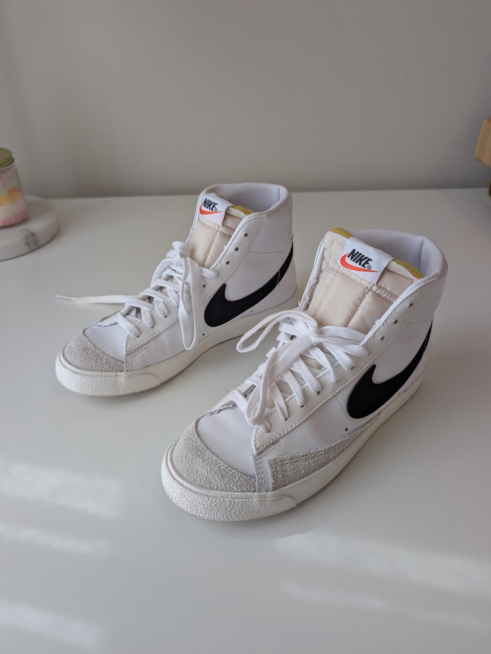 Nike Blazer Mid 77 Vintage White Black Women’s 8 Sneakers